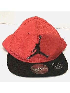 Nike Air Jordan Red Elephant Print INGOT Jumpman Snapback CapHat Youth 8-20 NWOT